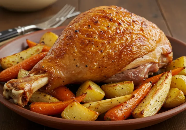 cuisse de dinde au four moelleuse et croustillante