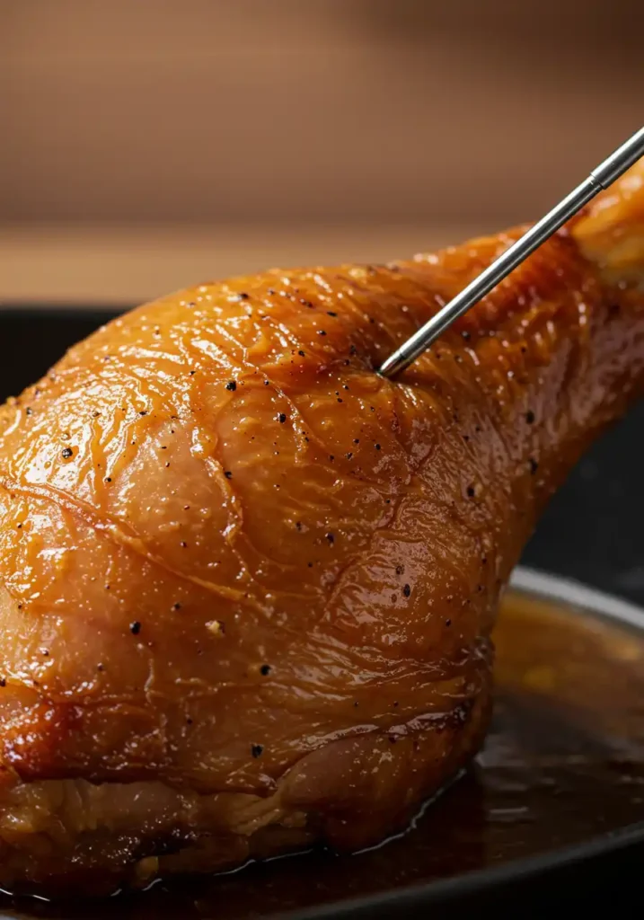 vérifier cuisson cuisse de dinde au four
