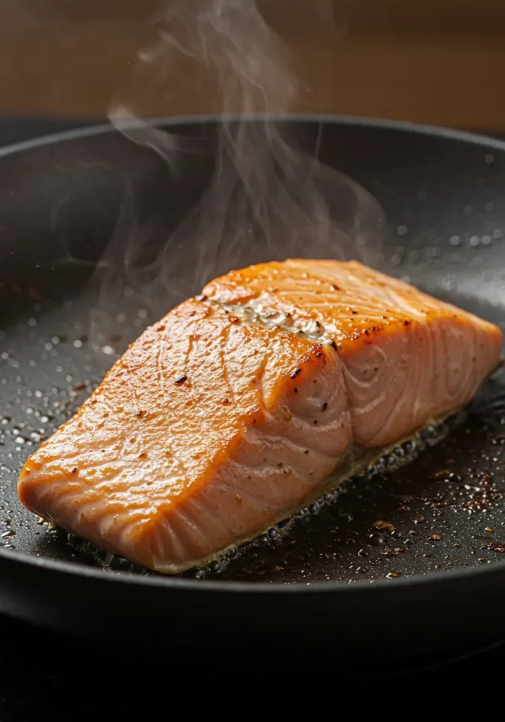 Cuisson tataki saumon mariné soja