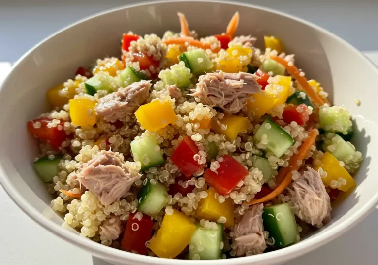 Salade quinoa thon facile et saine