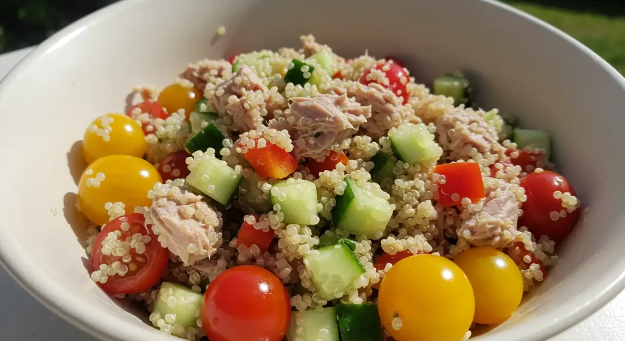 alade quinoa thon facile et saine