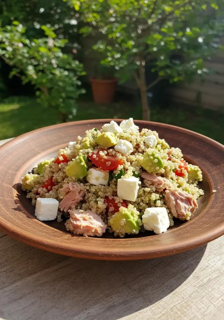 Variante salade quinoa thon