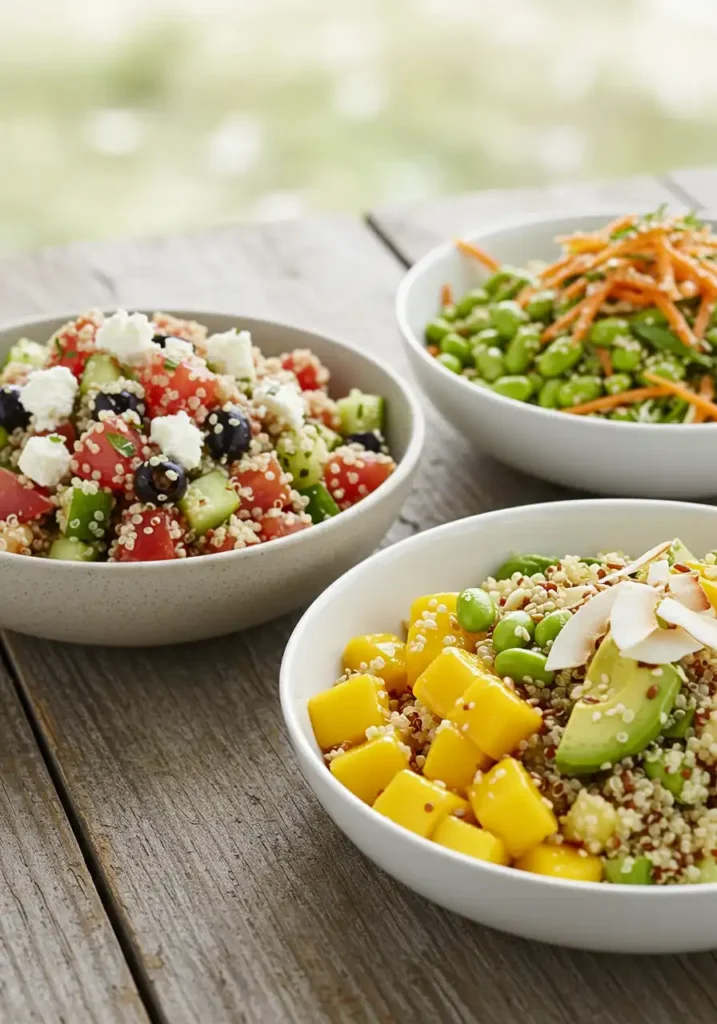 variations de salade de quinoa