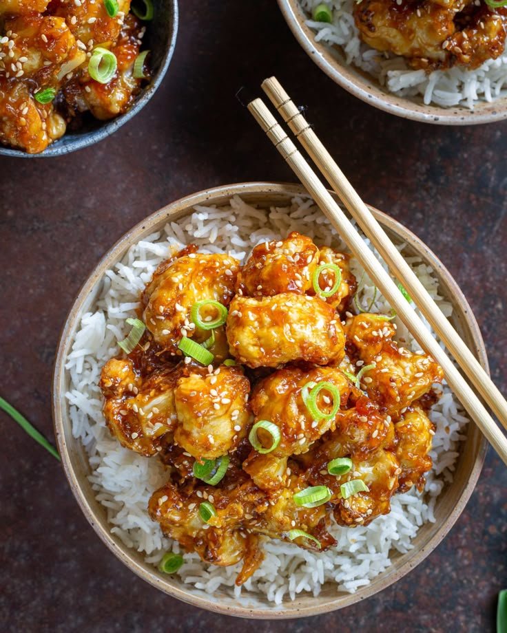 Chou-fleur caramélisé au sésame et gingembre vegan (inspiration coréenne)