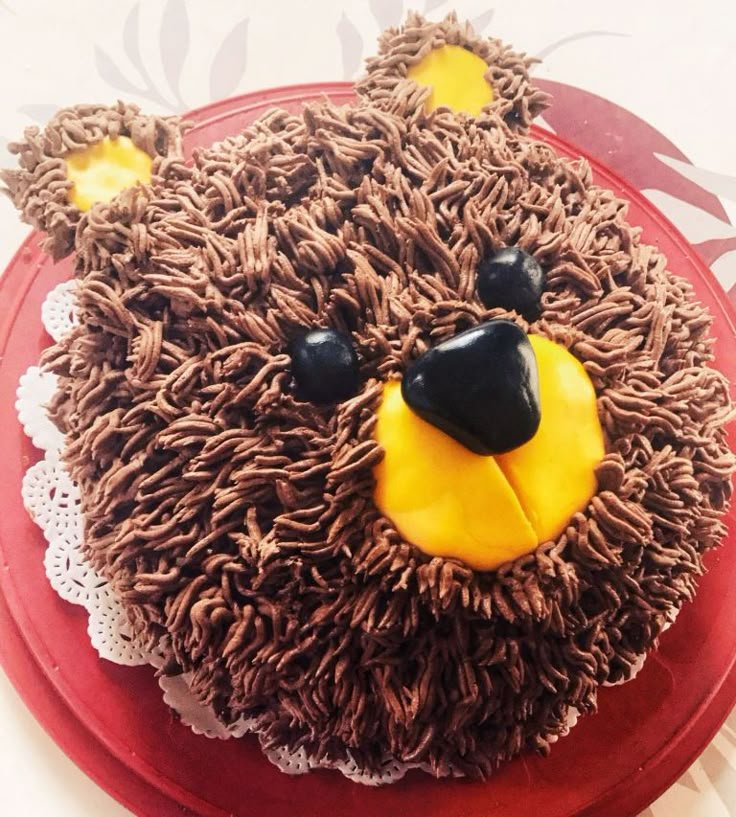 Gâteau en forme d’ourson