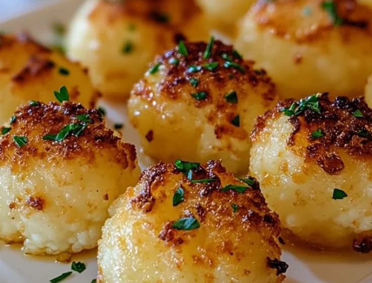 Boulettes de chou-fleur rôties au parmesan