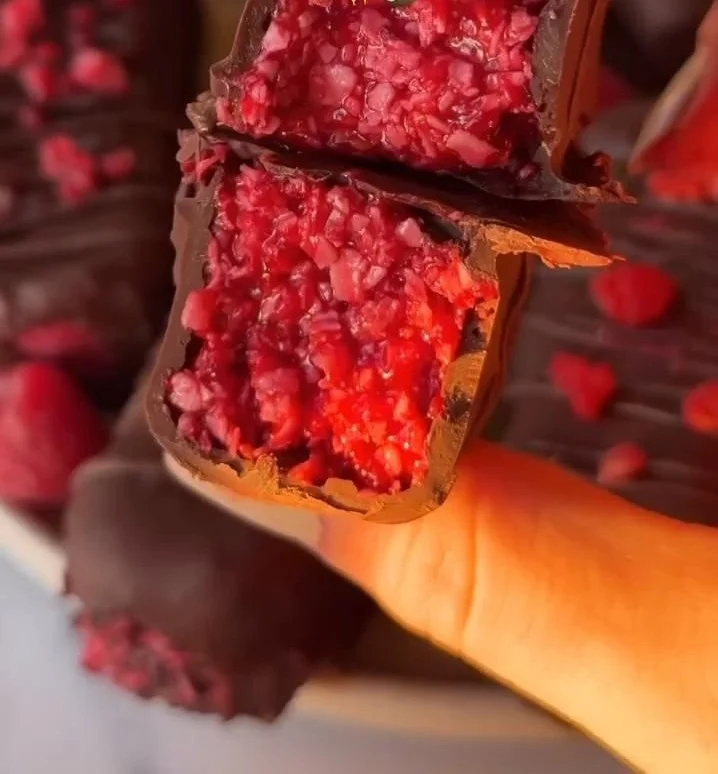 Delicious Raspberry Coconut Bars with fresh raspberries and coconut flakes